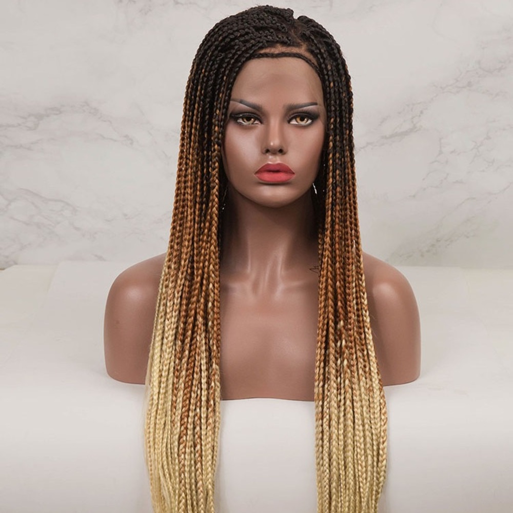Ombré Box Braid Full Lace Wig